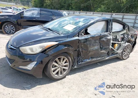 2014 Hyundai Elantra Se из США, поврежденный, VIN KMHDH4AE9EU088862